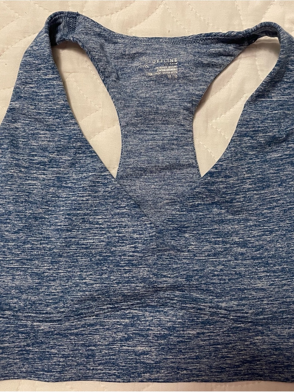 aerie Blue Space-Dye Racerback Tank